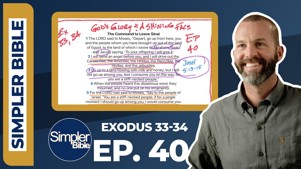 Ep. 40. Exodus 33-34 | God’s Glory and a Shining Face