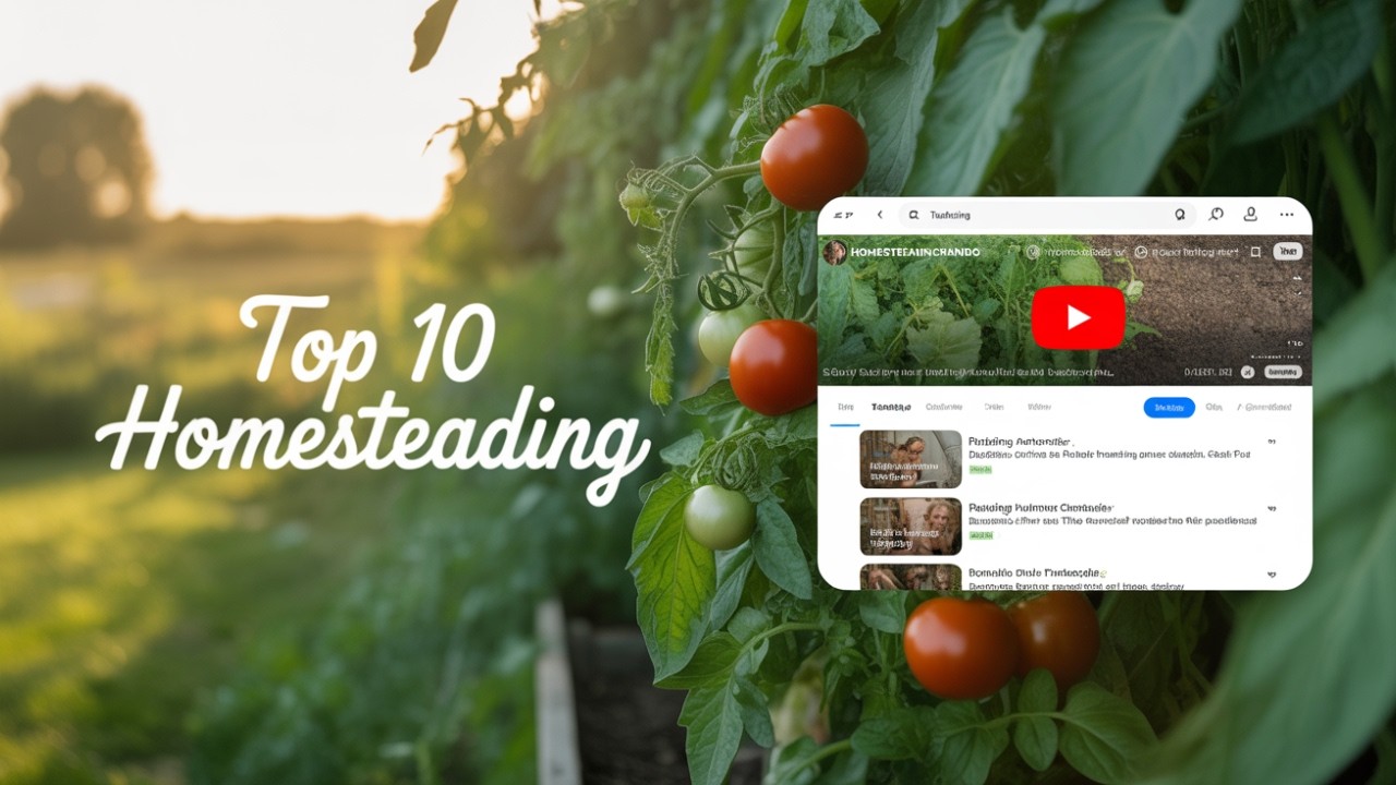 Top 10 HOMESTEADING YouTube Channels You Need To Know