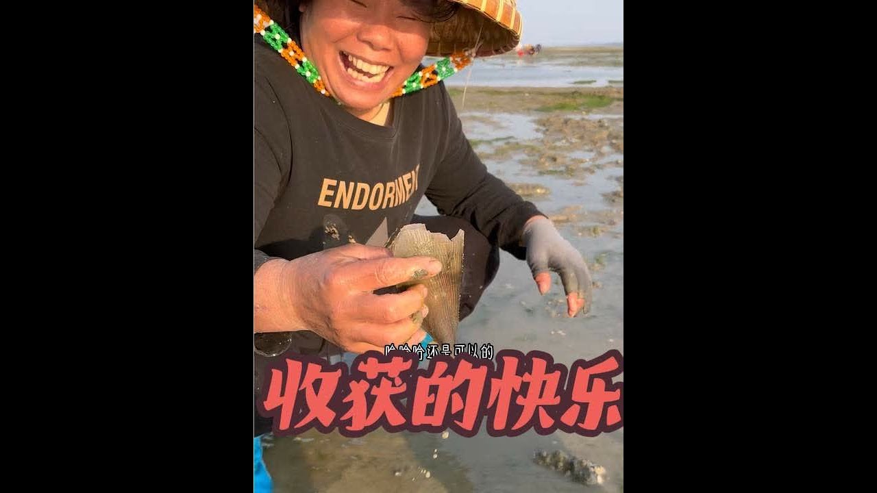 大年初一来到一新地方赶海，收获了好多。我妹她们每次看我们赶海视频都想来参与，刚好今天大年初一退大潮带她们来体验一下赶海的快乐与惊喜#真实记录生活日常#赶海 #收获满满#新年快乐