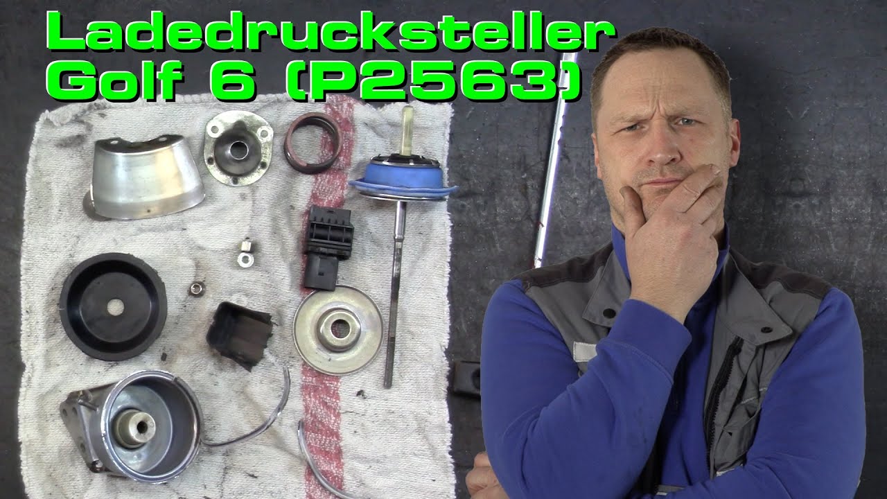 VW Golf mit Fehler P2563 -Ladedrucksteller Positionsgeber Signal unplausibel - was steckt dahinter?