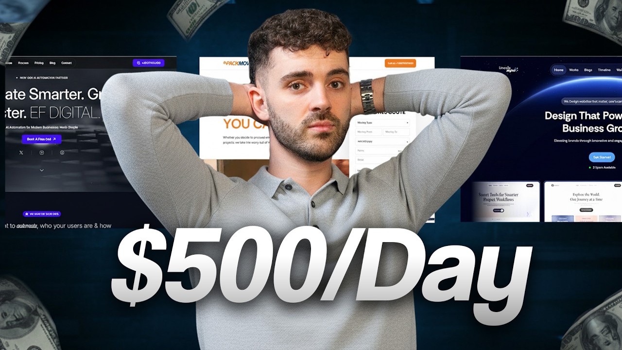 Laziest Way to Make $500/Day Selling AI Websites