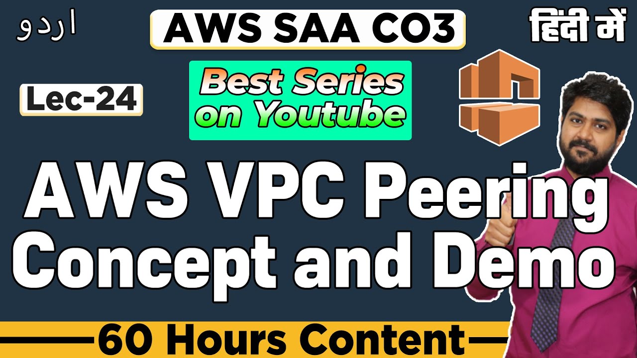 AWS-VPC Peering- Concept & Demo | LEC 24| 2 VPC within a Region | AWS-Solution Architect Tutorials