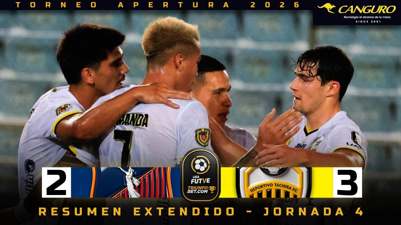 RESUMEN EXTENDIDO | Monagas - Táchira | Liga FUTVE Triunfobet
