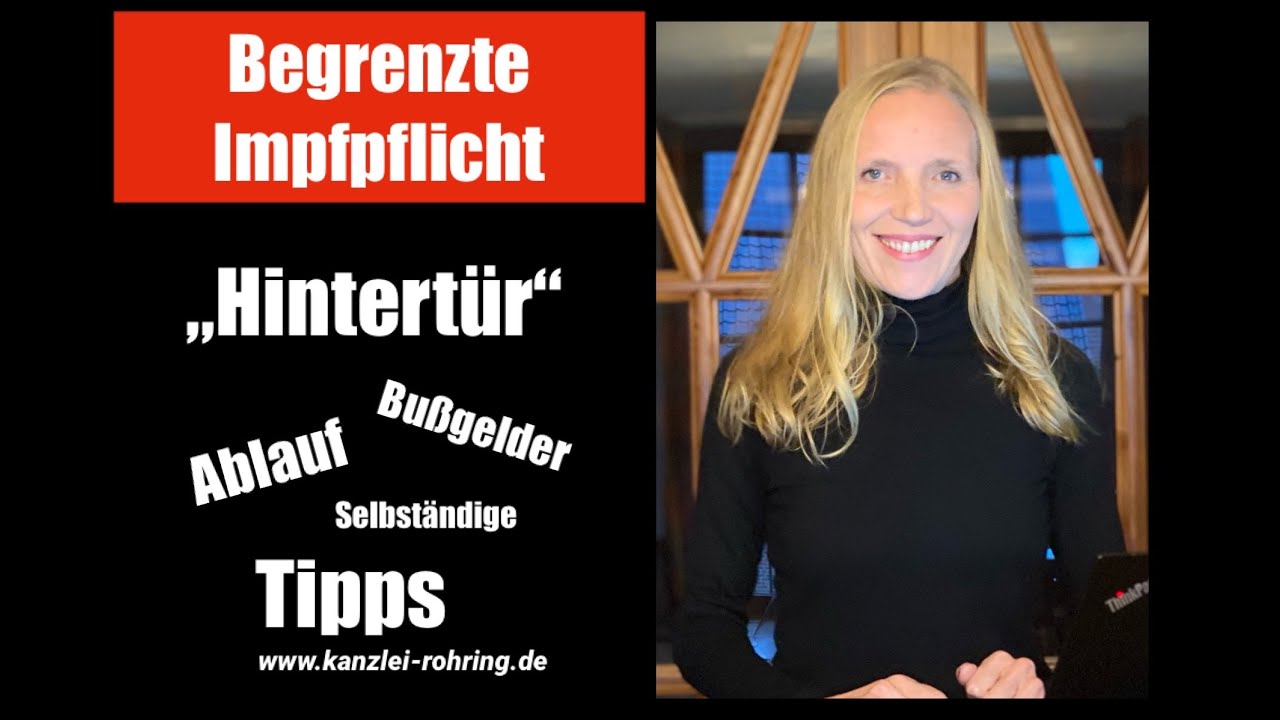 Begrenzte Impfpflicht: 