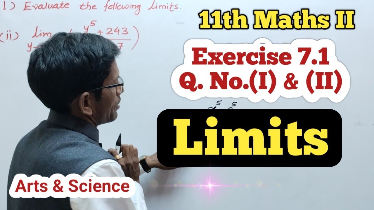 Class 11th Maths Part 2 Exercise 7.1 Q No ( 1) & (2) | Limits