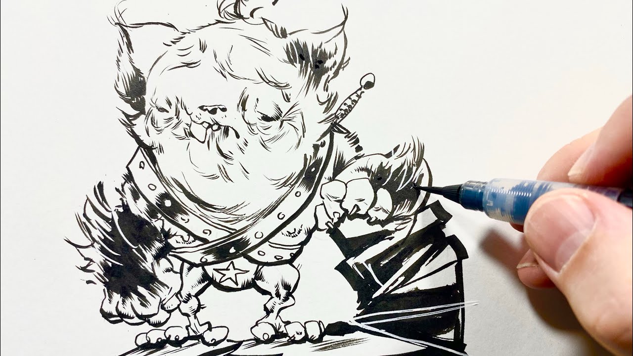 character design stream of consciousness real time drawing