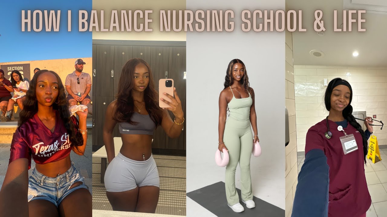 How I balance Nursing School, Gym, & Content Creating (Vlog)