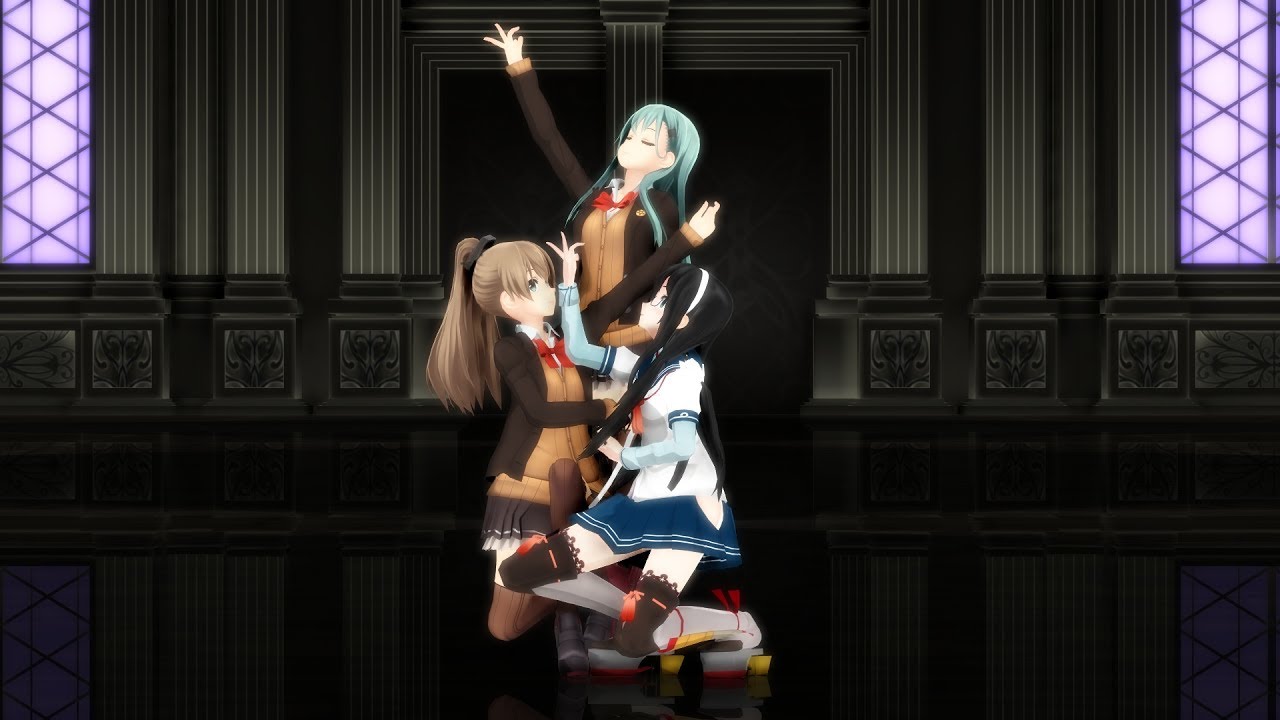 【MMD】『スキスキ絶頂症』【GUMI】鈴谷改二(Suzuya Kai 2) 熊野改二(Kumano Kai 2) 大淀（おおよど，Ōyodo）【MMD艦これ】Full HD 60FPS