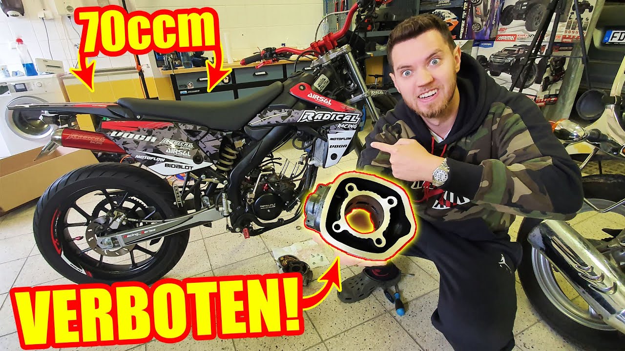 Wir bauen 70ccm ZYLINDER EIN und ER IST UNDICHT 😭! - Können wir ihn RETTEN? (Moped tuning Rieju MRT)