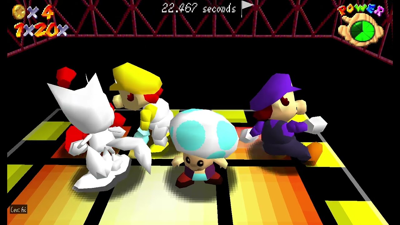 SM64 but a flood is rising