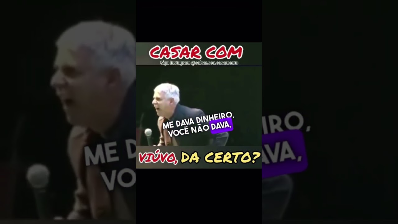 Casar com vi&uacute;vo, da certo? Comente aqui! #claudioduarte #casamento