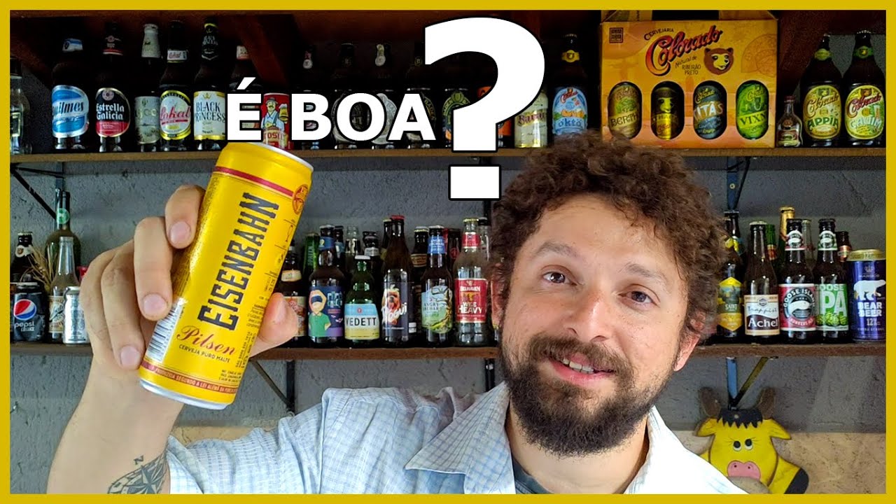 Cerveja EISENBAHN é BOA? Melhor que Heineken? É da AMBEV?