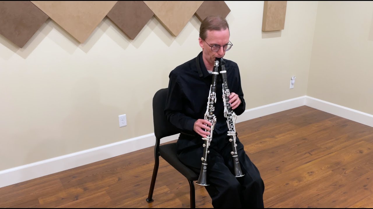 Double Life for solo clarinet by Eric Mandat