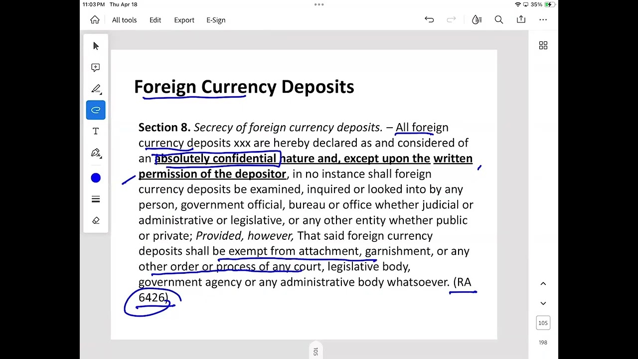 BANK SECRECY AND AMLA BAR LECTURE