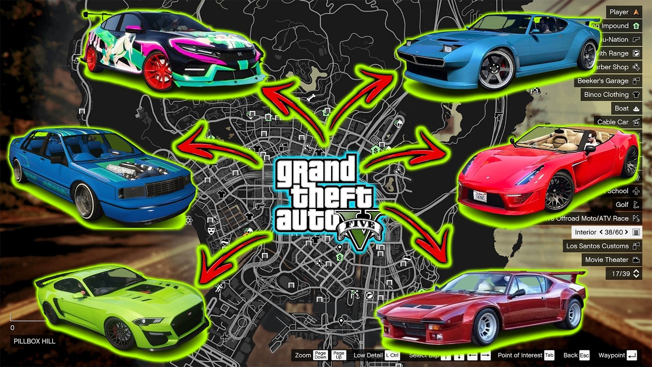 GTA V – All Rare Vehicle Locations You Didn’t Know About (Story Mode Guide)