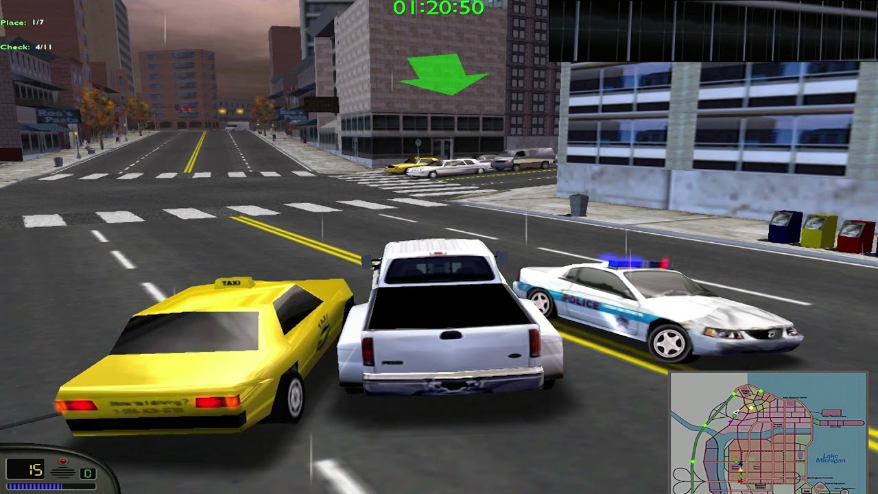 Midtown Madness (Professional) - Checkpoint #5/CH - Freeway Flyer
