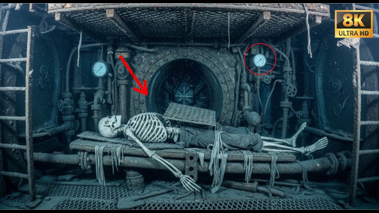 Terrifying Inside the Titanic: A Stoker Is Found Beneath the Steering Gear Since 1912.