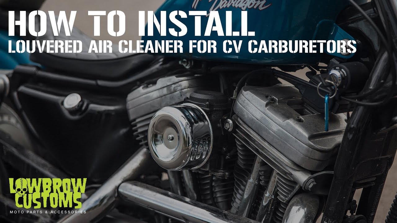 How To Install - Louvered Air Cleaner for CV Carburetors on a Harley-Davidson Sportster