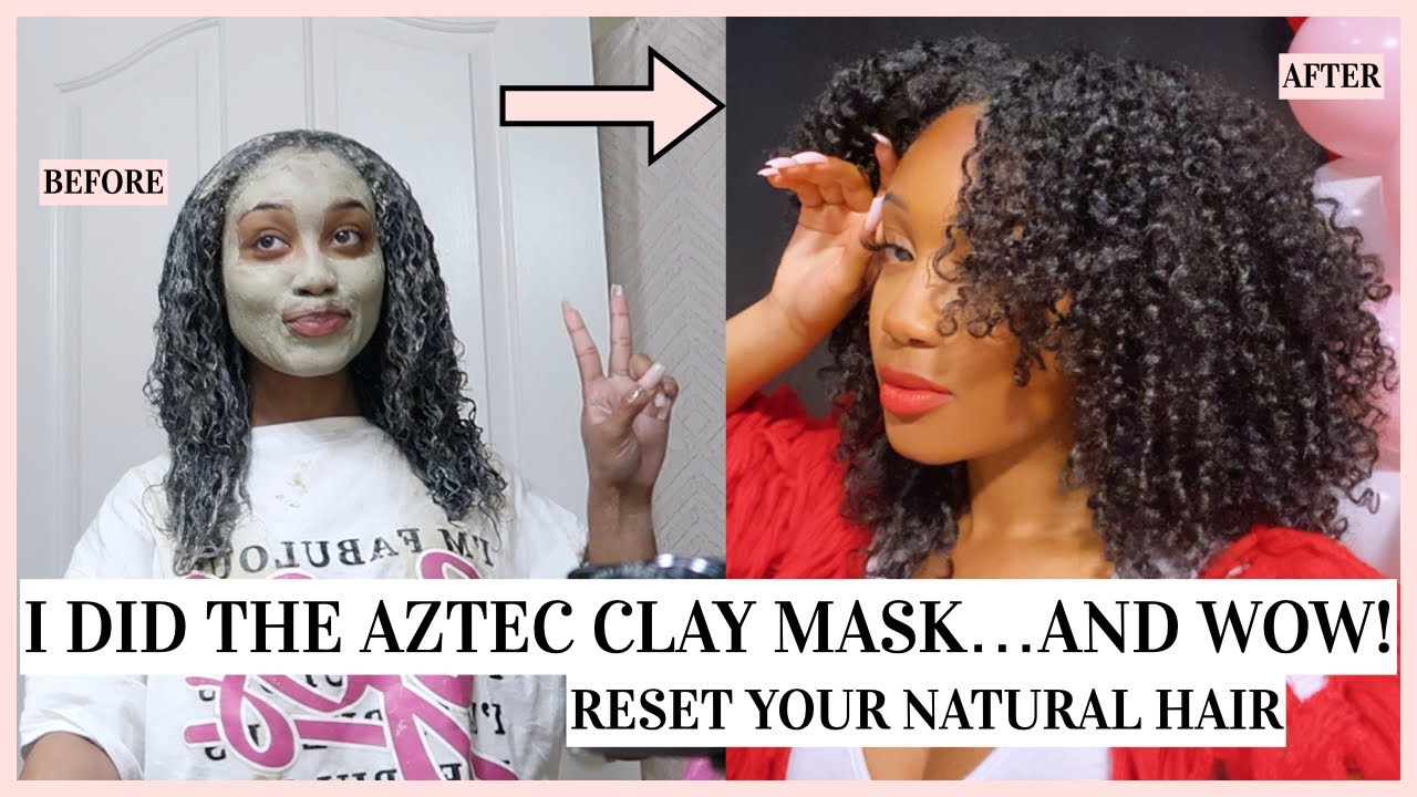 Aztec Clay Mask For Natural Hair | [The Natural Hair Reset]