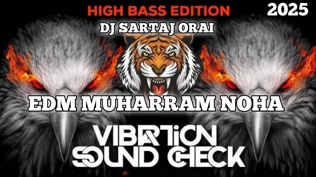 Mujhpe q Band Karte ho Paani soundcheck Muharram #soundcheck #vivrationmix #muharram2025 sartaj Orai