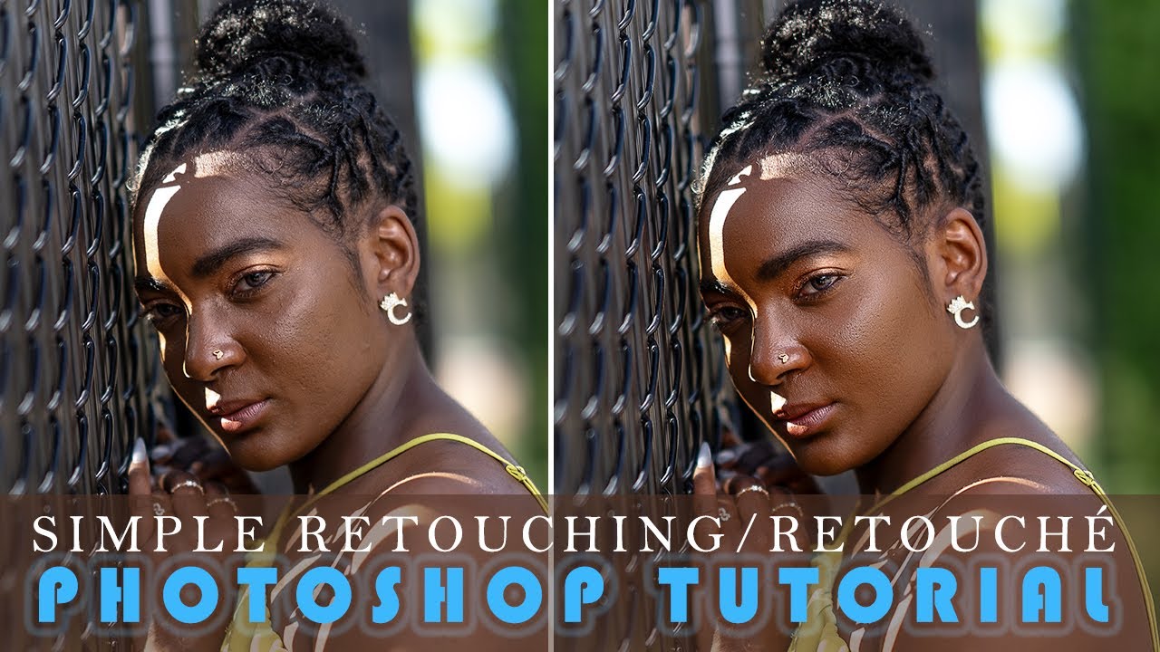 Photoshop Portrait Retouching/Retouché en utilisant Lightroom et Photoshop