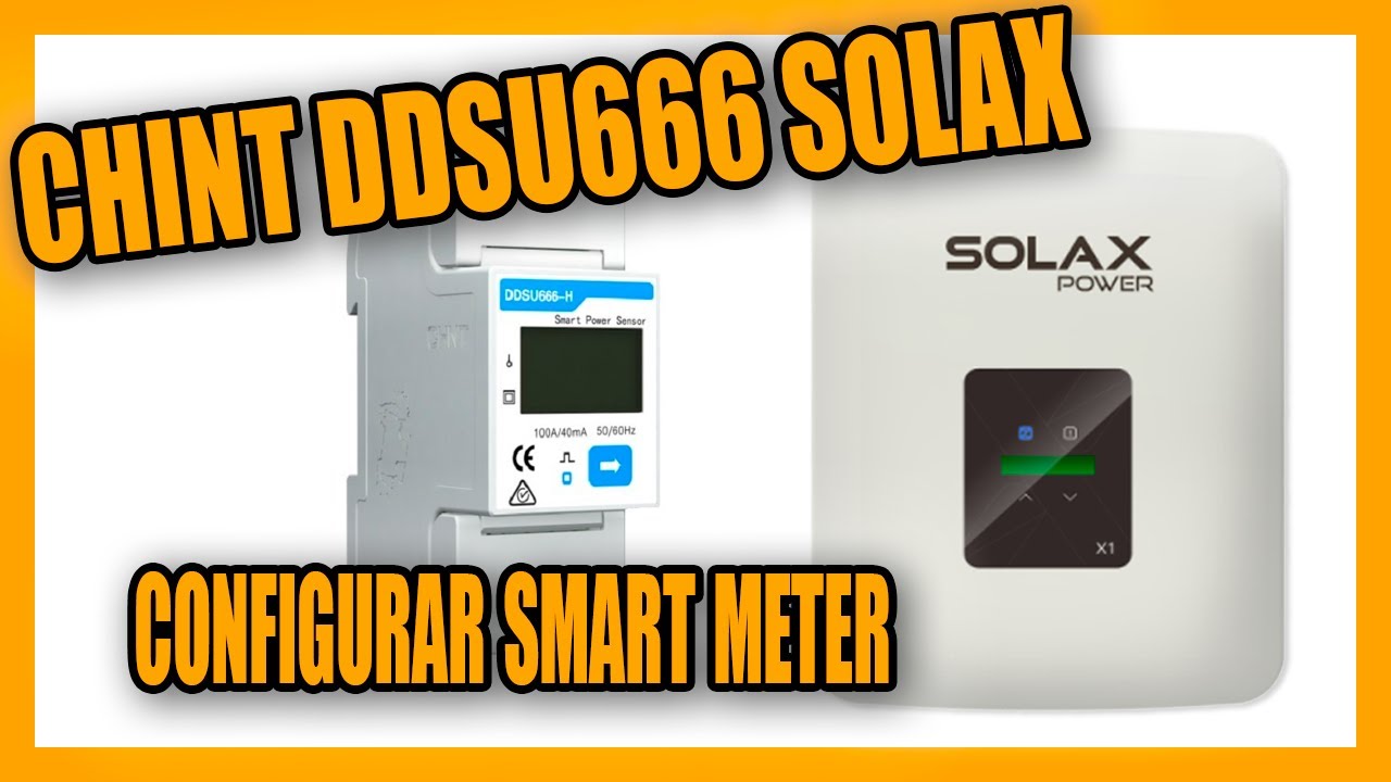 CHINT DDSU666 configuración para inversores SOLAX