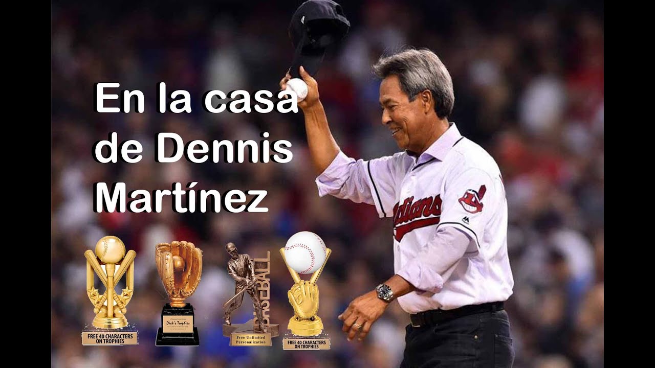 Dennis MARTÍNEZ me recibe en su Salón de la Fama de su casa de MIAMI