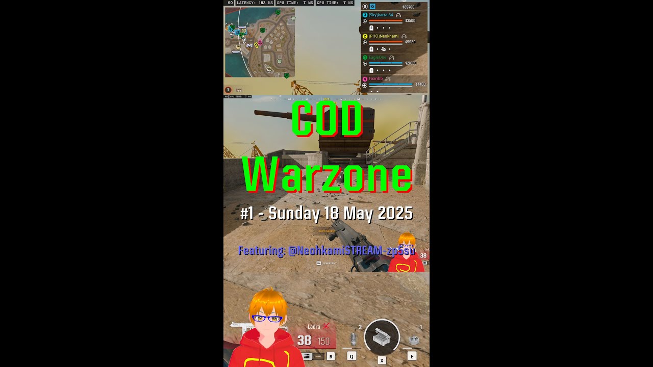 COD Warzone - #1 - Funny short of 18/05/25 session  (ft. @NeohkamiSTREAM-zp5su)