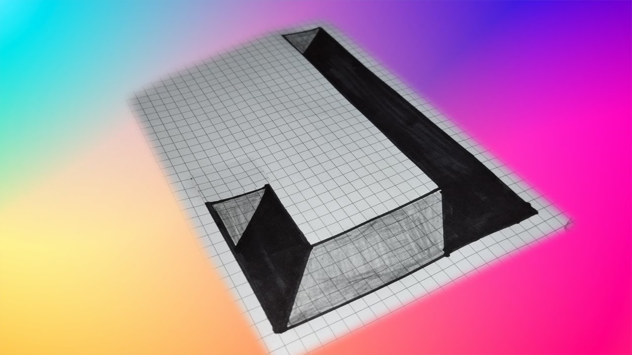 Easy Step-by-Step Guide to Creating 3D Realistic Hole Drawing with Alphabet Letter J {10}