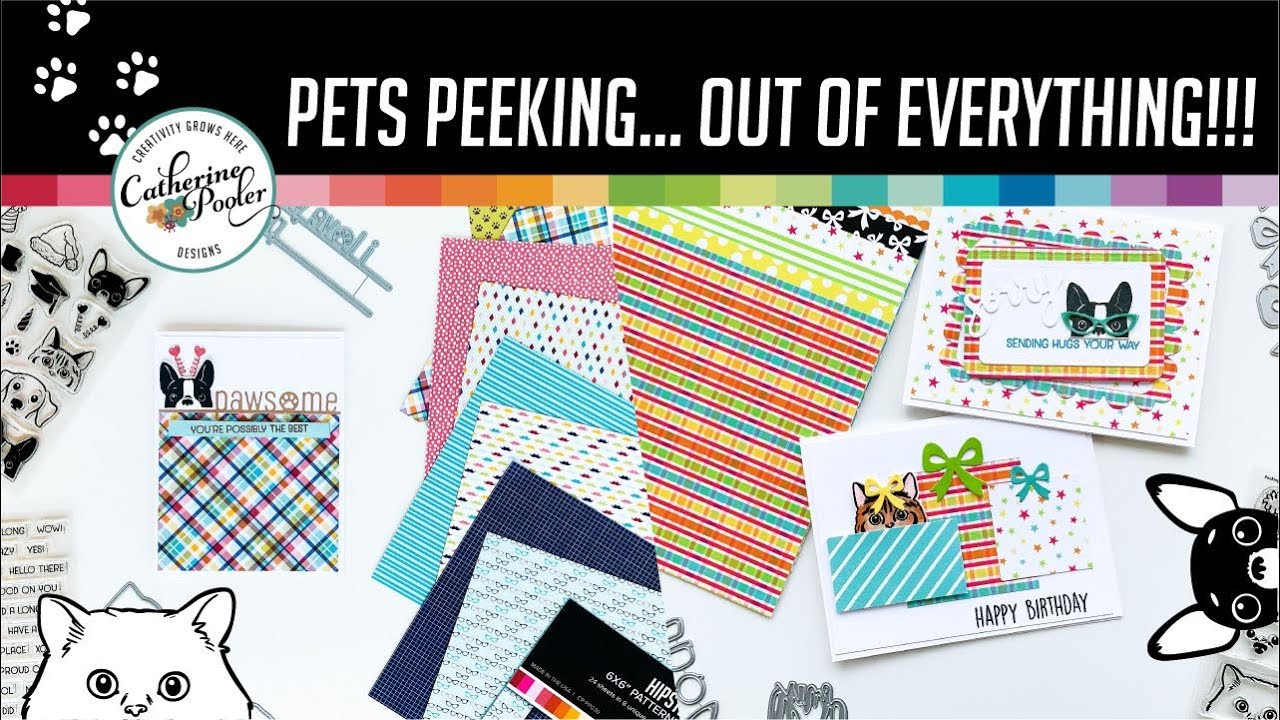 Peeking Pets Card Making