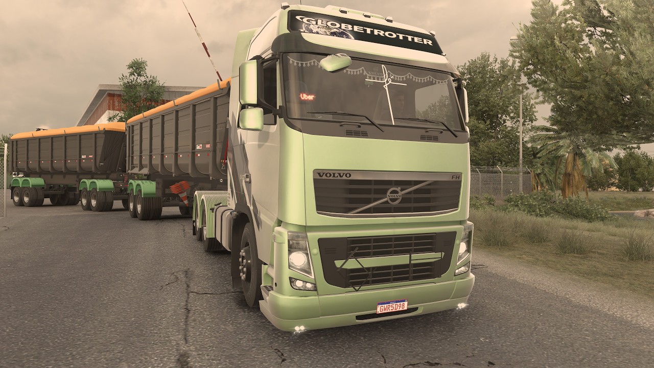 FH 540 NO RODO CAÇAMBA + MANOBRA ETS 2 MODS