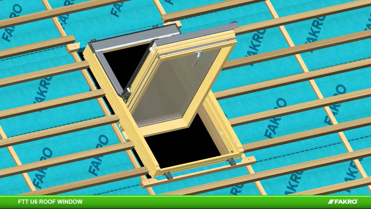 FAKRO | Montagevideo FTT U6 energiebesparend tuimeldakraam
