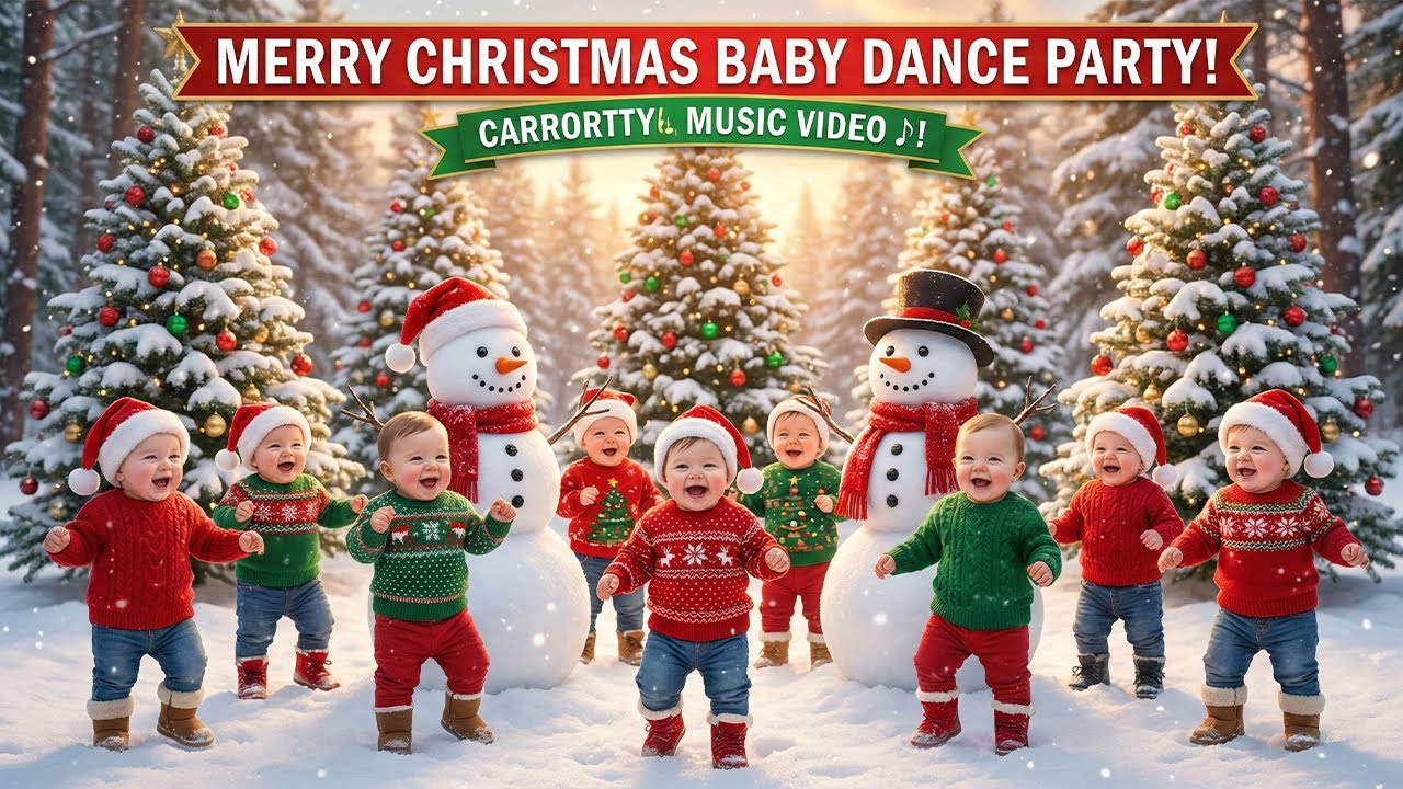 Baby Dance Christmas Song 2026 | Jingle Bells & Holiday Cheer | Smile Songs