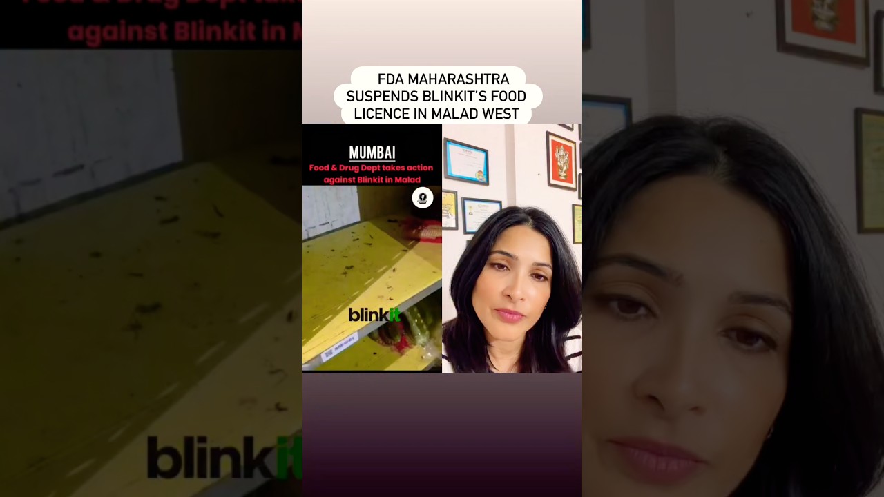Blinkit dark store license suspended by FDA Maharashtra II #holisticfitnesswithtronzy