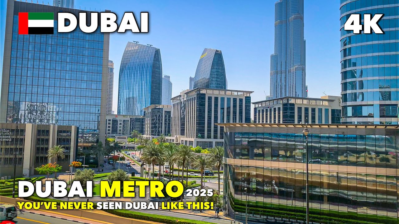Dubai Metro Ride in 2025 – You’ve Never Seen the City Like This!