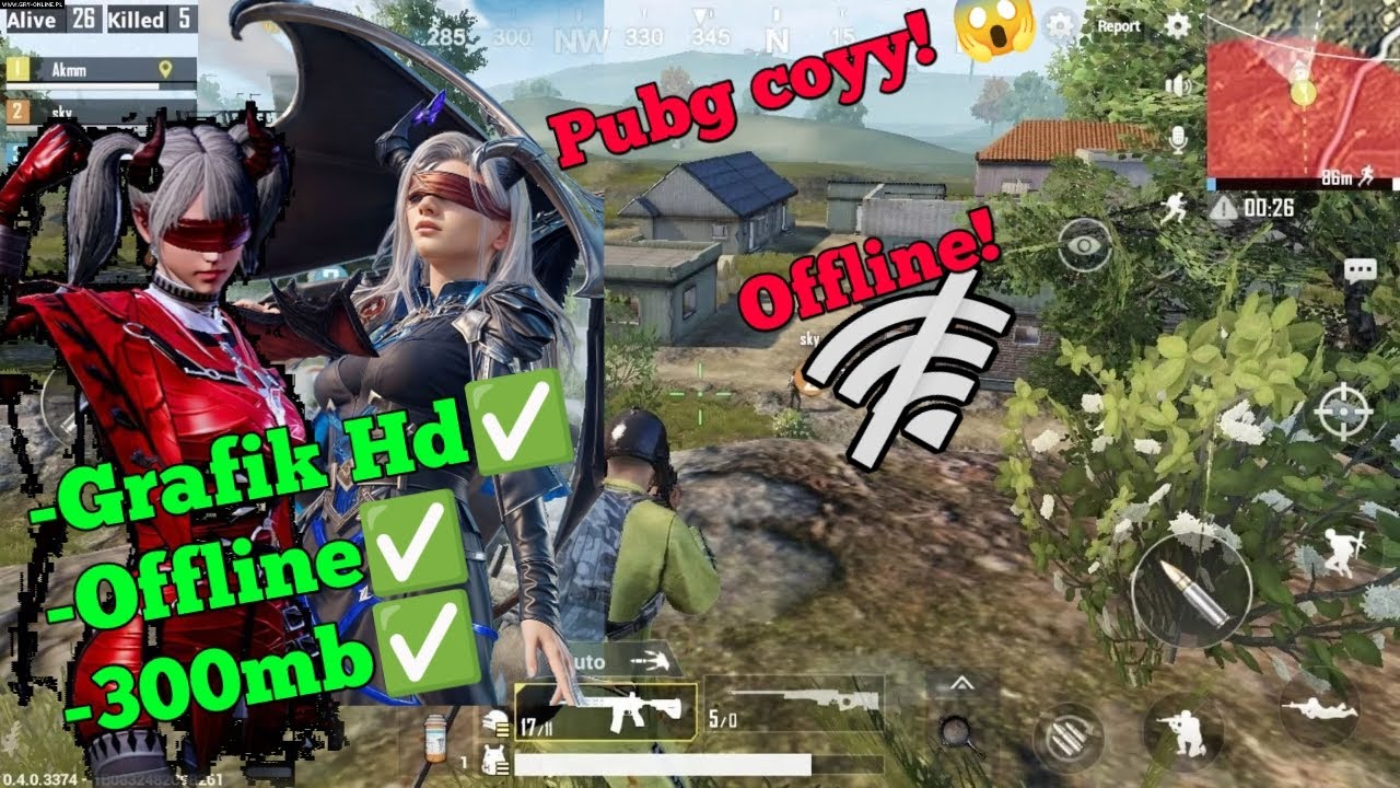 300MB!!😱 PUBG SEKARANG OFFLINE COYY!! |DOWNLOAD Pubg Offline Android!!