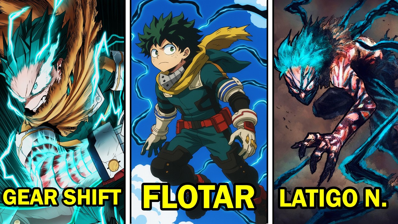 TIERLIST de los 7 PODERES de DEKU en My Hero Academia