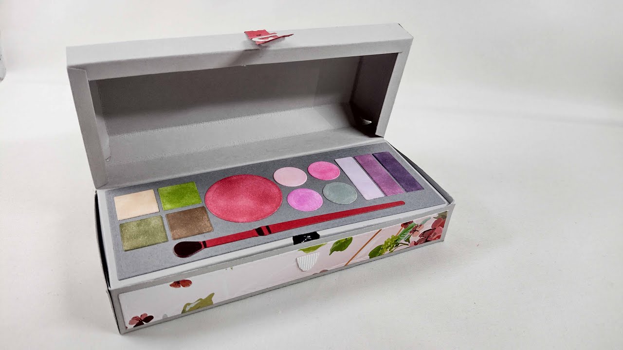 Make Up Palette Gift Box Die Set Tutorial | Simply Made Crafts
