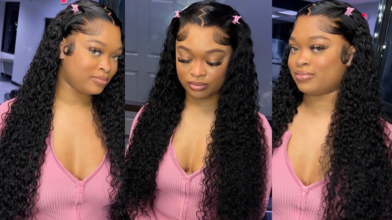 Cute Girly Hairstyle 💕 | 30 Inch Water Wave Wig | BGM GIRL HAIR