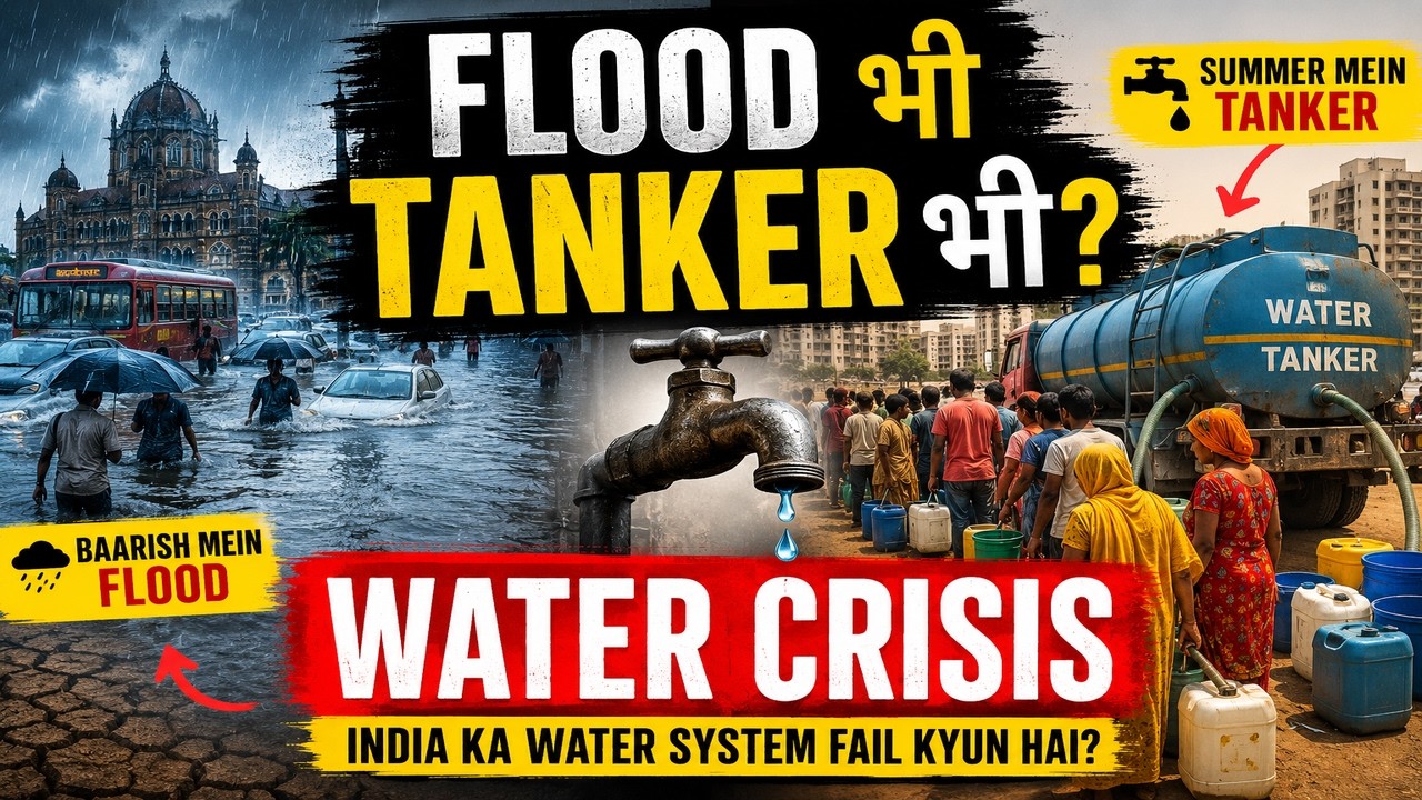 Flooded During Monsoons, Dependent on Tankers in Summer: India's Water Crisis Explained