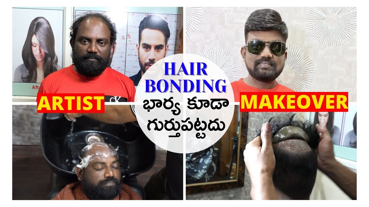 Unbelievable Hair Bonding Makeover at RK Hair Studio || hair patch & fixing