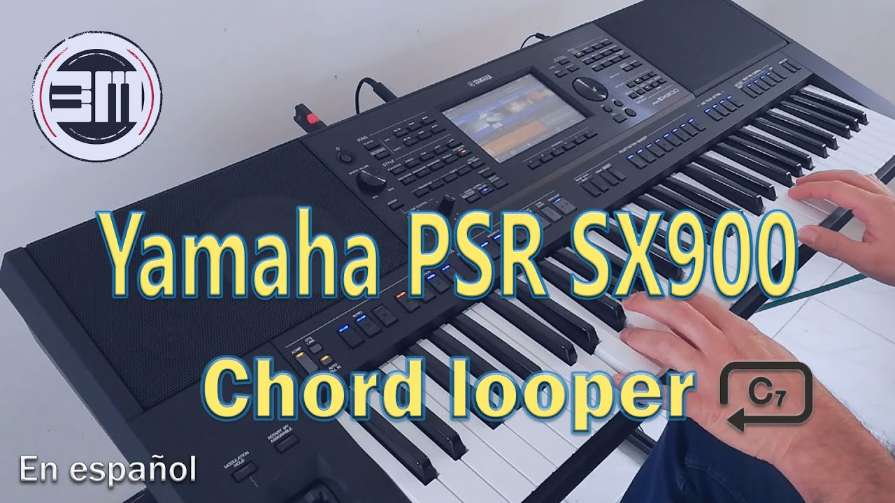 Yamaha PSR SX900 Chord looper (en español)