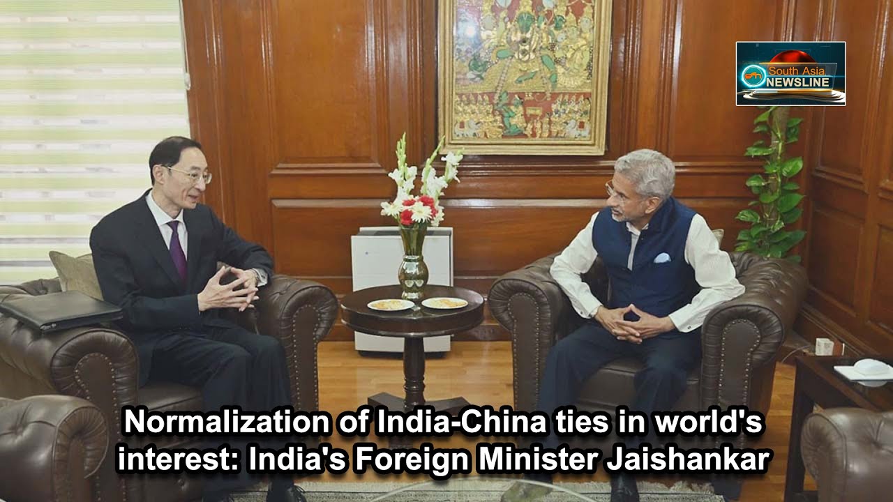 Normalization of India-China ties in world's interest: India's Foreign Minister Jaishankar