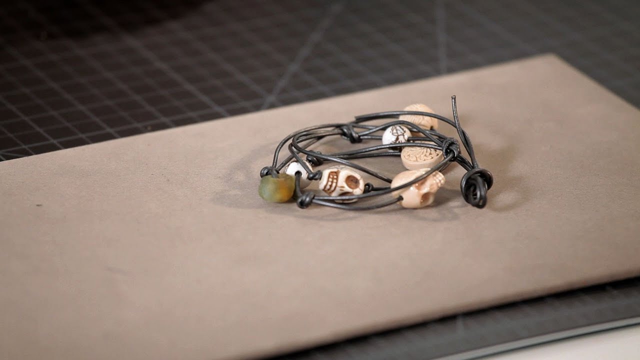 How to Make a Double Wrap Leather Bracelet | Making Jewelry