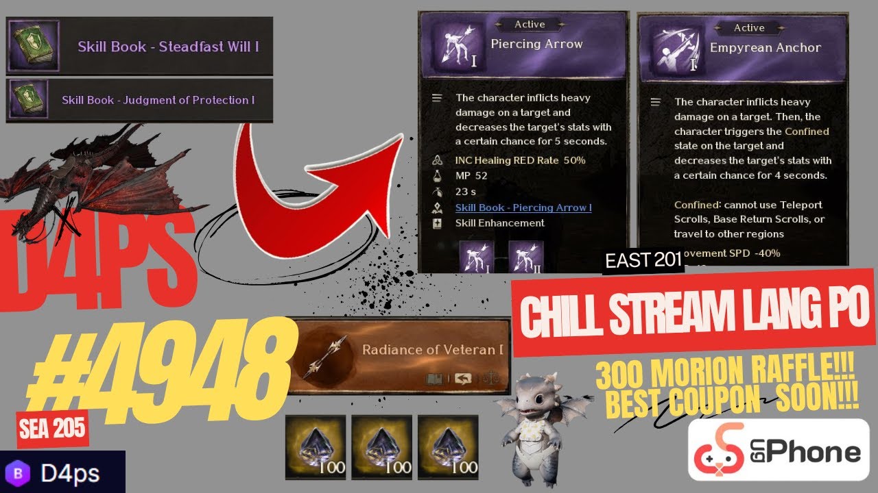 🔴NEW EPIC SKILL NG ARCHER!!!! |RADIANCE NABA BOSS!!!?   | D4PS#4948 | #NFT #NC #Nightcrows
