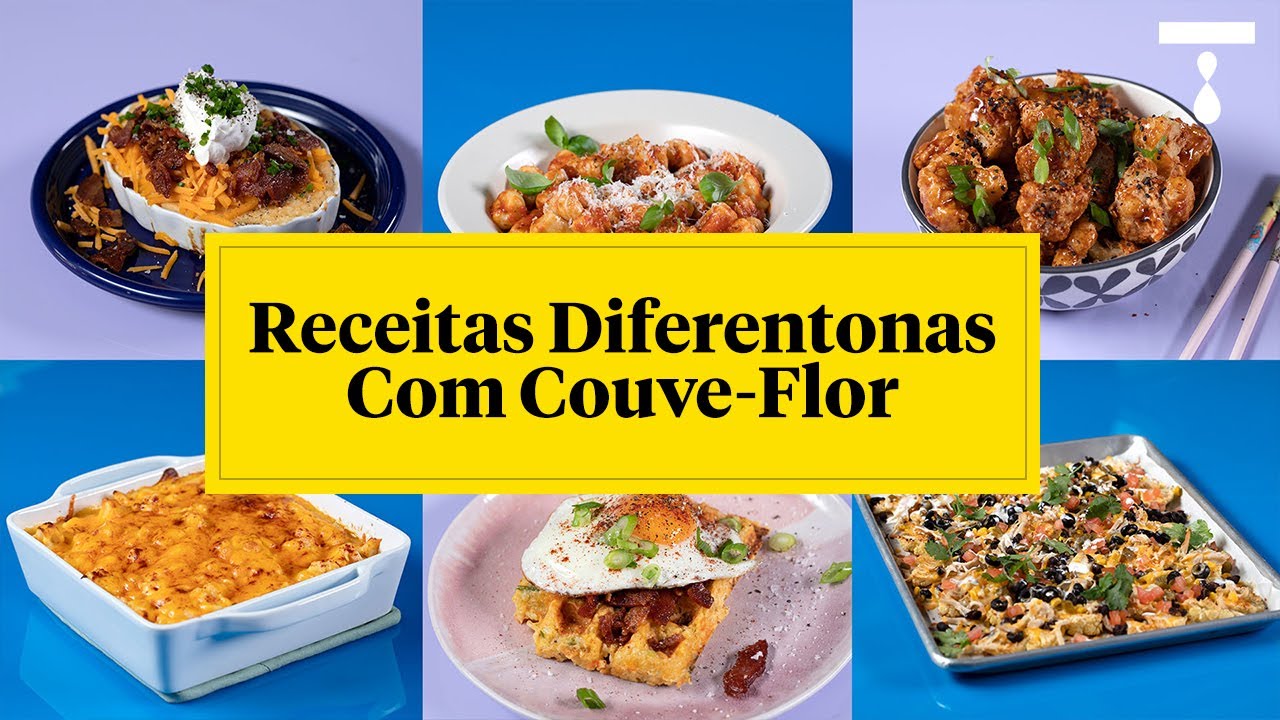RECEITAS DIFERENTONAS COM COUVE-FLOR