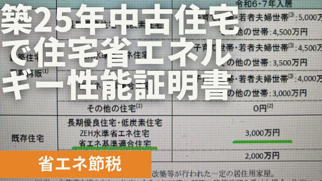 中古住宅　築25年の木造住宅で、住宅省エネルギー性能証明書発行のための、省エネ計算を行いました。　#中古住宅  #住宅ローン控除  #住宅省エネルギー性能証明書