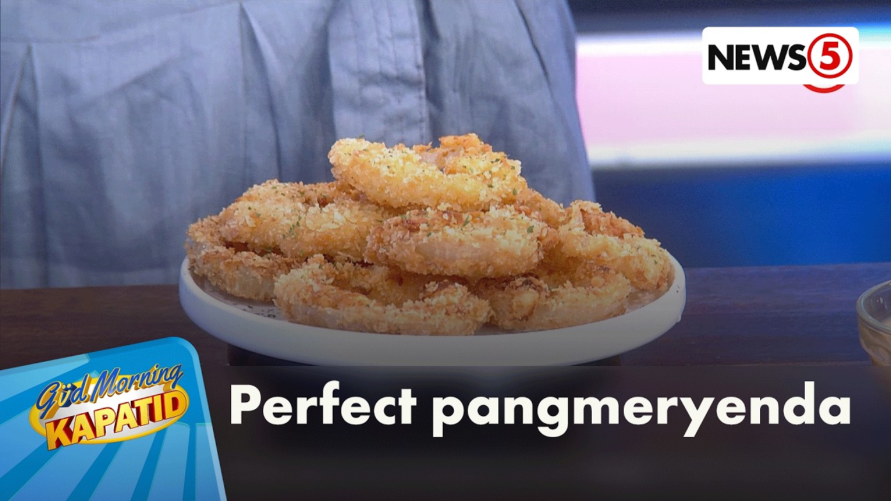 Cheesy onion rings recipe | Gud Morning Kapatid