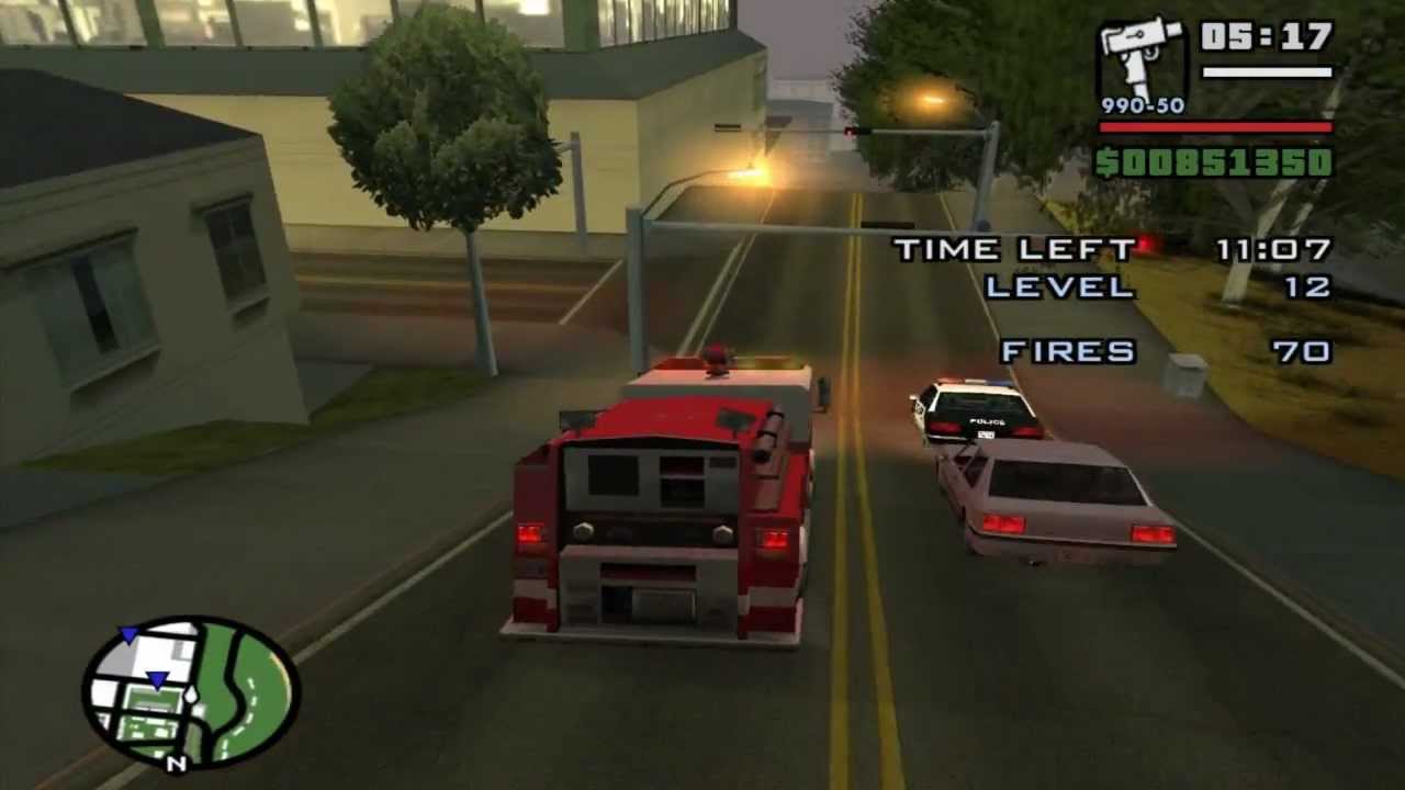 Grand Theft Auto: San Andreas - Side-Mission - Firefighter