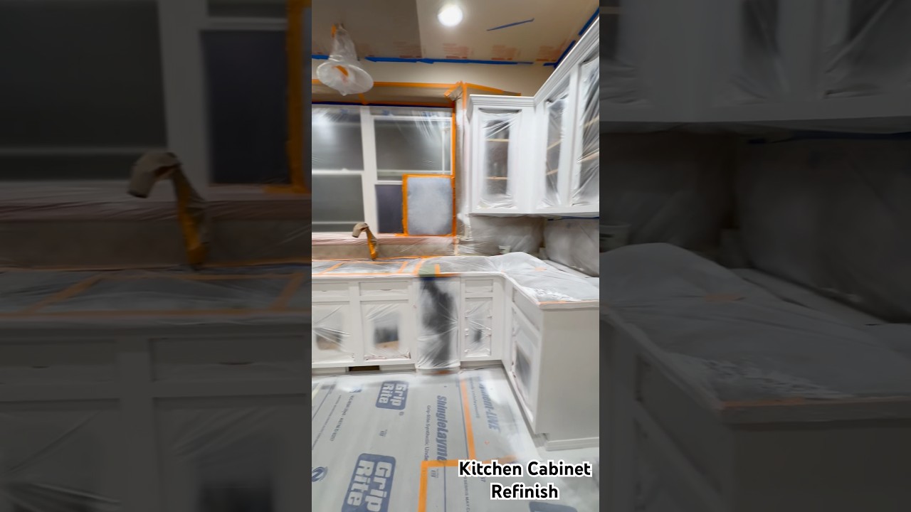 Kitchen Cabinet Refinish 